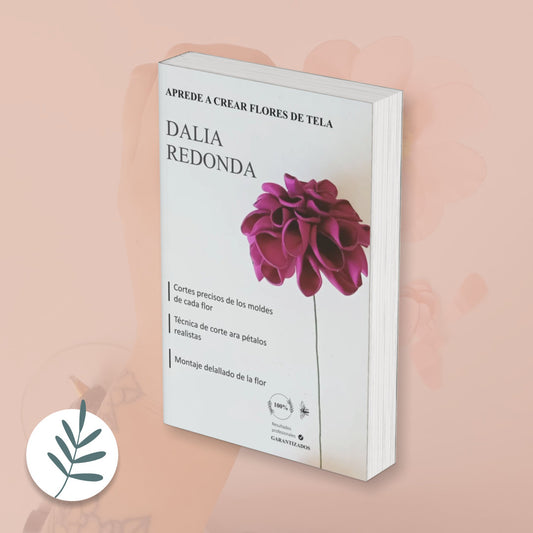 Tutorial en PDF: Crea una Dalia Redonda con Técnica de Vela 🌺