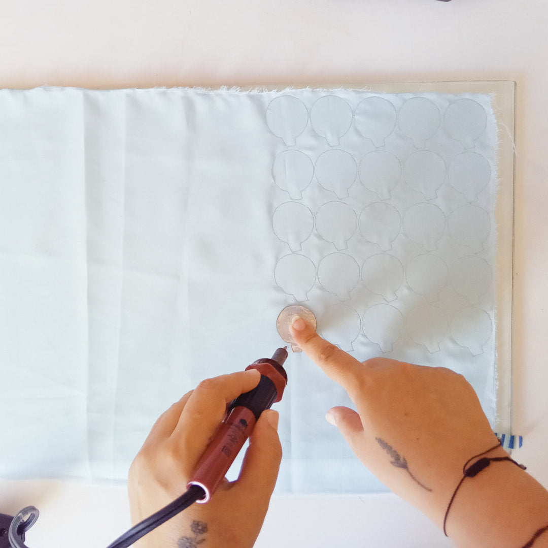 Crea Hermosas Hortensias de Tela con Técnica de Cautín